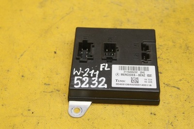 Модуль сидіння 2115455232 w211 fl фото №1