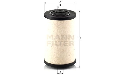 MANN-FILTER ФИЛЬТР ТОПЛИВА MERCEDES CONECTO O 345 MK NG O 302 O 303 O