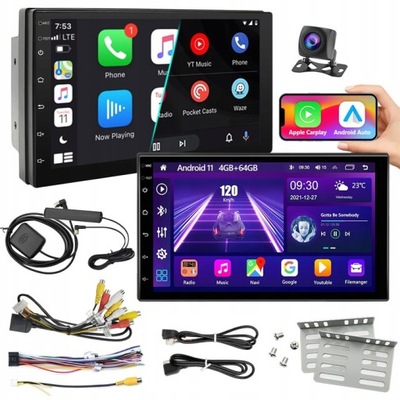 ANDROID 13 RADIO AUTOMOBILINIAI AUTORADIO 64G 2 DIN 7