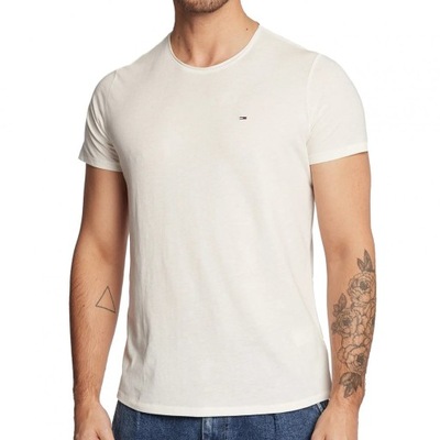 Tommy Jeans koszulka t-shirt biały DM0DM09586-YBH M