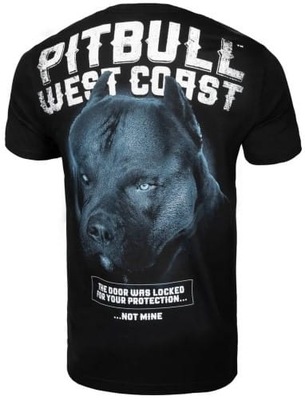 Koszulka Pit Bull tshirt męski Black Dog XXL