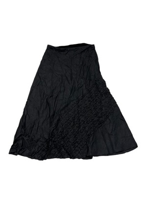 Mark & Spencer czarna spódnica maxi lniana 40