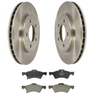 Гальмівні диски + гальмівні колодки перед chrysler grand voyager iii фото №1