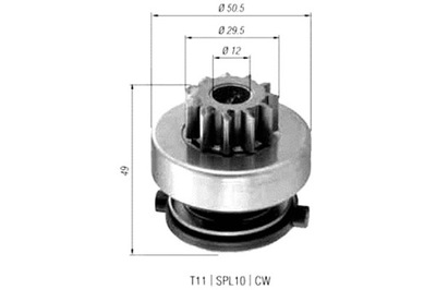 MAGNETI MARELLI BENDIX MAGNETI AMB0366 RENAULT