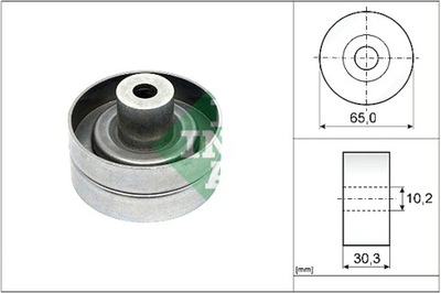 INA ROLLO PROPULSOR CORREA DE CUÑA FORD RANGER TRANSIT TRANSIT V363  