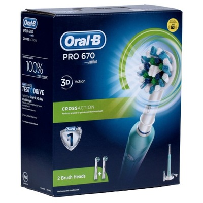 Braun Oral-B PRO 670 CROSS ACTION zestaw