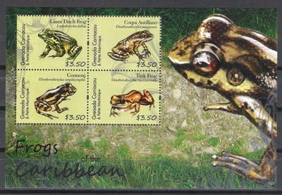 GRENADA MNH FROGS ANIMALS