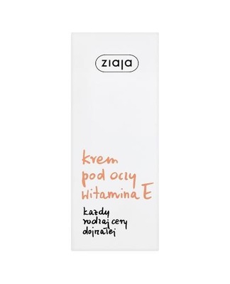 ZIAJA Krem pod oczy witamina E 15 ml