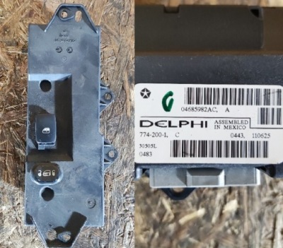 Перемикач вікон chrysler pacifica 04685982ac фото №1