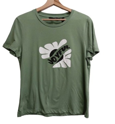 Vero Moda zielony t-shirt z nadrukiem M