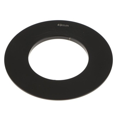 49mm Camera Black Aluminum Alloy Adapter