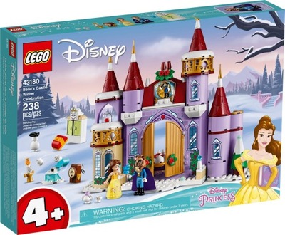 LEGO 43180 Disney - Zimowe święto w zamku Belli