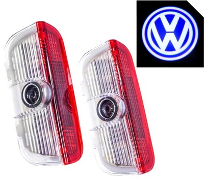 DIODO LUMINOSO LED PROJECTOR LOGOTIPO VW PASSAT GOLF SHARAN TSI JETTA  