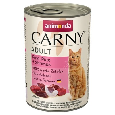 ANIMONDA Carny Wołowina/Indyk/Krewetki 400 g