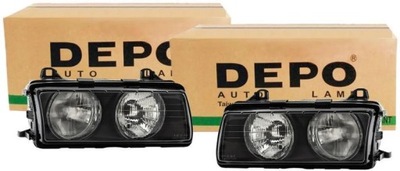 DEPO РЕФЛЕКТОРЫ ФОНАРИ ПЕРЕД BMW 3 E36 2 ШТ