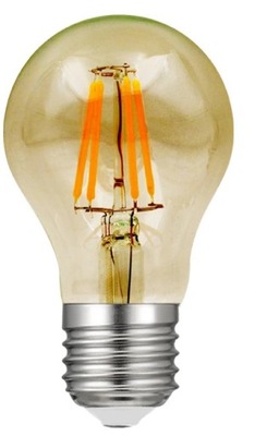 Żarówka Filament Amber ST64 E27 8W WW CiepłavBarwa