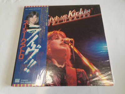 SUZI QUATRO - LIVE AND KICKIN` 2LP(Ex) JAPAN