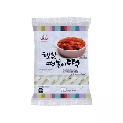 Koreańskie kluski ryżowe Tteokbokki 600g Matamun (pałeczki)