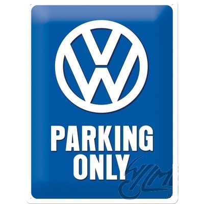 PLACA PLAKAT 30X40 VW PARKING 23135  