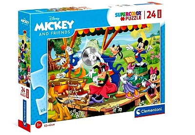 PUZZLE 24 MAXI SUPER KOLOR MICKEY & FRIENDS