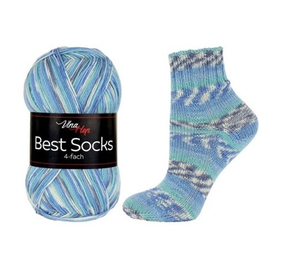 Włóczka skarpetkowa Vlna-Hep Socks Best 4fach 7359