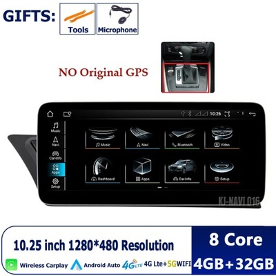 ANDROID13 PARA AUDI A4 A5 S4 S5 A4L B8 2009-2016 NAVEGACIÓN GPS CARPLAY AUTO  