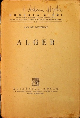 Jan St. Bystroń - Alger ok 1934 r .