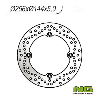 ДИСК ТОРМОЗНОЙ (ЗАД) HONDA XRV 750, XL 1000V, CBR 1100XX (256X144X5,0MM)