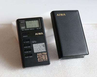 Radio kieszonkowe AIWA CR-D10 mini-radio AM/FM vintage