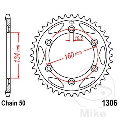 KRUMPLIARATIS GALINĖ PLIENINE JT R1306-42, 42Z, DYDIS 530 