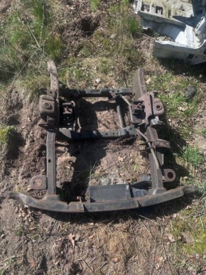 Балка бампер перед рама mercedes ml163 фото №1