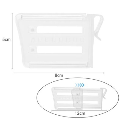 4 PIEZAS GUANTERA PARA REFRIGERADOR PARED DZIALOWA CHOWANY PLASTIKOWY DISTRIBUIDOR  