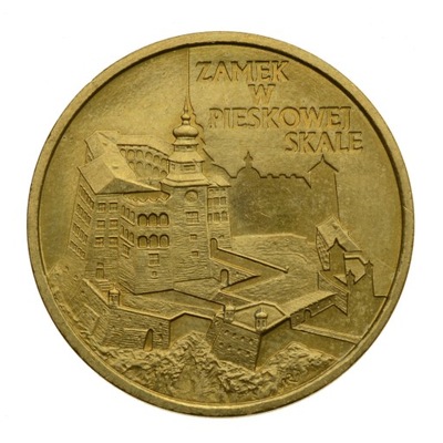 2 złote 1997 r. - Zamek w Pieskowej Skale (4)