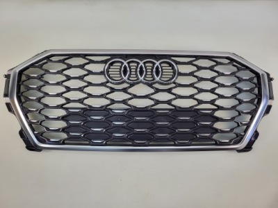 Audi q3 2 83f s-line решётка радиатора решётка  радиатора бампера хром line новая oem фото №1