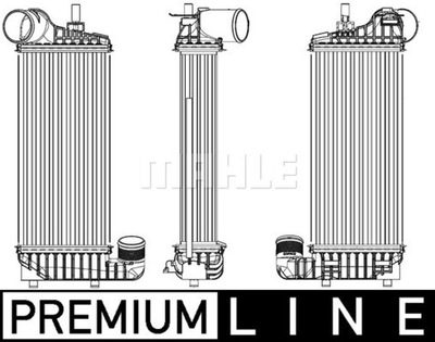 РАДІАТОРИ ПОВІТРЯ (INTERCOOLE MAHLE CI 245 000P