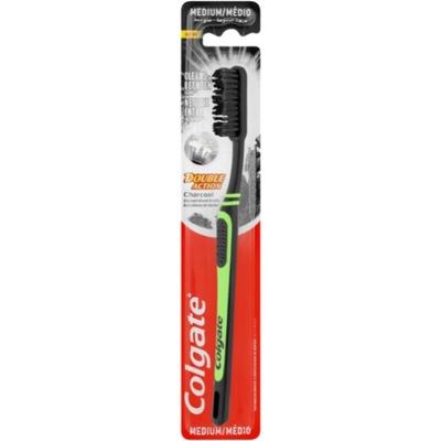 COLGATE Szczoteczka do zębów Double Action Charcoal Medium