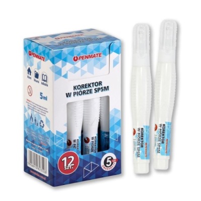 KOREKTOR W PIÓRZE 5ML (12 SZT)