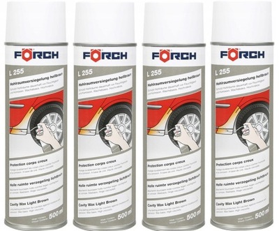 FORCH L255 ŚRODEK OCHRONY PROFILI ZAMKNIĘTCH SPRAY 4 SZTUKI