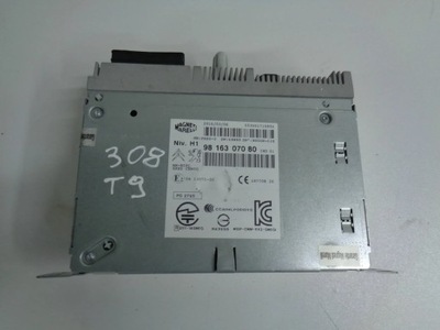 Peugeot 308 ii t9 радіо навігація 9816307080 фото №1