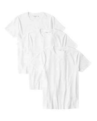 Abercrombie & Fitch - 3-Pack Crew Tee - L -