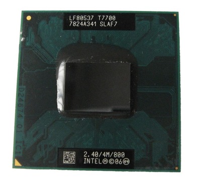 Intel Core 2 duo T7700 2.40GHz 800Mhz FSB 4MB