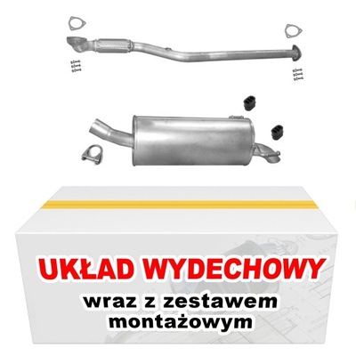 SILENCER SET OPEL ZAFIRA B 1.9 CDTI TD  