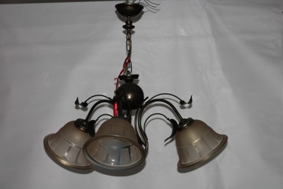 Polska lampa klasyczna vintage ręcznie wykonana