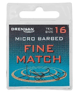 Drennan Fine Match Haczyki 10szt. Nr16