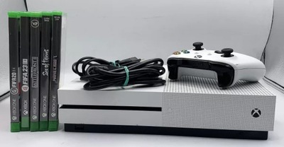 KONSOLA XBOX ONE S/ZESTAW GIER/PAD/ KABLE