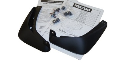 Брызговики набор задняя mazda 3 bp 2019- 5d hb фото №1