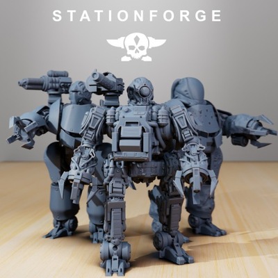 Scavenger Robot Droidtex x3 - Station Forge