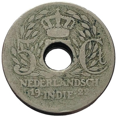 83482. Holenderskie Indie Wschodnie - 5 centów - 1922r.