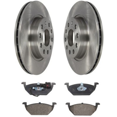 Гальмівні диски +гальмівні колодки перед vw golf v vi plus jetta 280mm фото №1