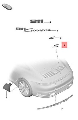 PORSCHE 911 CARRERA 992 INSCRIPCIÓN SILVER ORIGINAL  